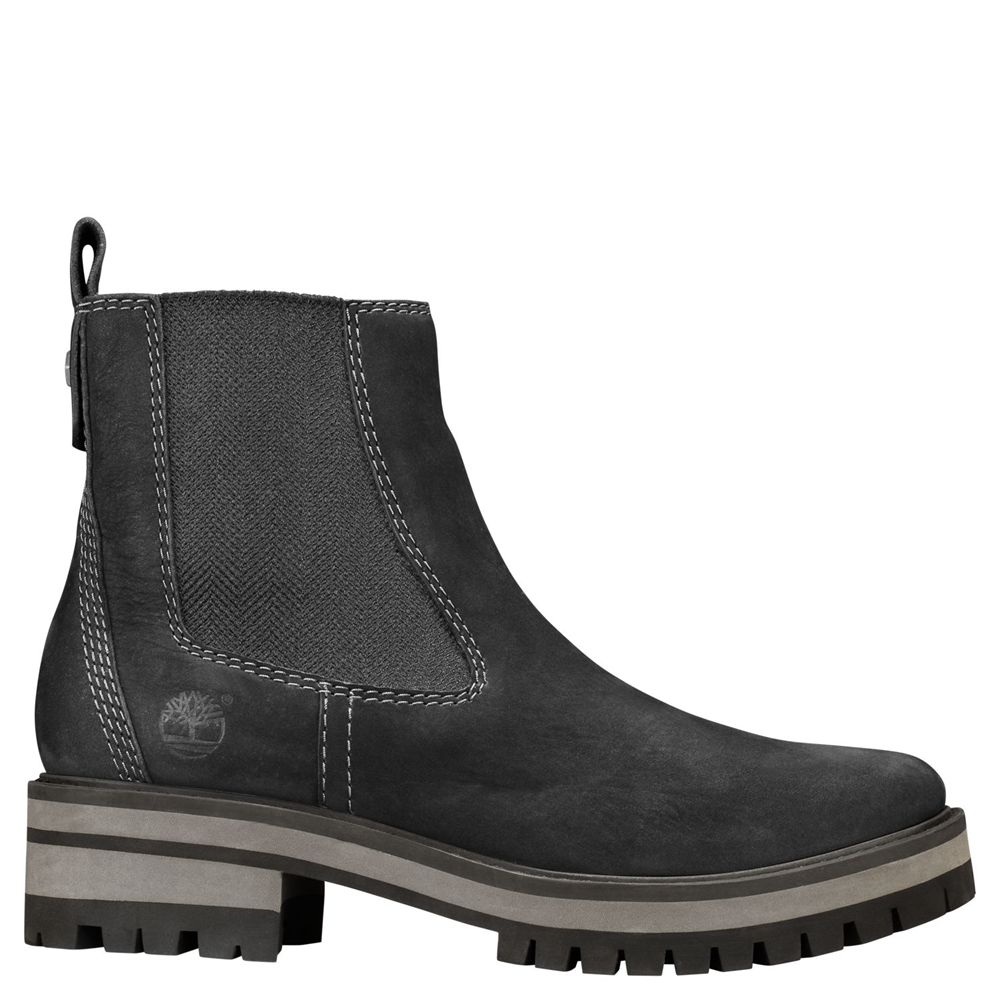 Botas de Seguridad Timberland Argentina Mujer - Courmayeur Valley - Negras - AYVHCT-753